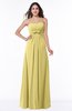Simple A-line Strapless Floor Length Ribbon Plus Size Bridesmaid Dresses
