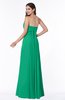 Simple A-line Strapless Floor Length Ribbon Plus Size Bridesmaid Dresses