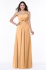 Simple A-line Strapless Floor Length Ribbon Plus Size Bridesmaid Dresses