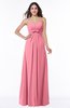 Simple A-line Strapless Floor Length Ribbon Plus Size Bridesmaid Dresses