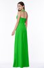 Classic Halter Sleeveless Zip up Chiffon Floor Length Plus Size Bridesmaid Dresses