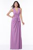 Classic Halter Sleeveless Zip up Chiffon Floor Length Plus Size Bridesmaid Dresses