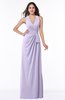 Classic Halter Sleeveless Zip up Chiffon Floor Length Plus Size Bridesmaid Dresses