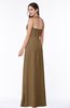 Classic Halter Sleeveless Zip up Chiffon Floor Length Plus Size Bridesmaid Dresses