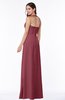 Classic Halter Sleeveless Zip up Chiffon Floor Length Plus Size Bridesmaid Dresses
