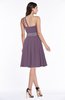 Modern Sleeveless Half Backless Chiffon Knee Length Pleated Plus Size Bridesmaid Dresses