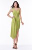 Modern Asymmetric Neckline Sleeveless Zipper Chiffon Plus Size Bridesmaid Dresses