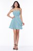 Elegant A-line Sleeveless Zipper Short Ribbon Plus Size Bridesmaid Dresses