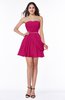 Elegant A-line Sleeveless Zipper Short Ribbon Plus Size Bridesmaid Dresses