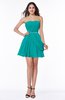 Elegant A-line Sleeveless Zipper Short Ribbon Plus Size Bridesmaid Dresses