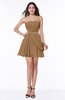Elegant A-line Sleeveless Zipper Short Ribbon Plus Size Bridesmaid Dresses