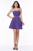 Elegant A-line Sleeveless Zipper Short Ribbon Plus Size Bridesmaid Dresses