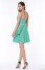 Elegant A-line Sleeveless Zipper Short Ribbon Plus Size Bridesmaid Dresses