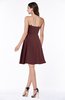 Glamorous A-line Strapless Sleeveless Half Backless Plus Size Bridesmaid Dresses
