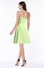 Glamorous A-line Strapless Sleeveless Half Backless Plus Size Bridesmaid Dresses