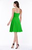 Glamorous A-line Strapless Sleeveless Half Backless Plus Size Bridesmaid Dresses