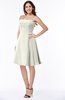 Glamorous A-line Strapless Sleeveless Half Backless Plus Size Bridesmaid Dresses