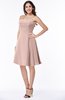 Glamorous A-line Strapless Sleeveless Half Backless Plus Size Bridesmaid Dresses
