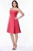 Glamorous A-line Strapless Sleeveless Half Backless Plus Size Bridesmaid Dresses