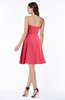 Glamorous A-line Strapless Sleeveless Half Backless Plus Size Bridesmaid Dresses