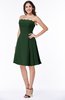 Glamorous A-line Strapless Sleeveless Half Backless Plus Size Bridesmaid Dresses