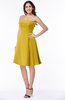 Glamorous A-line Strapless Sleeveless Half Backless Plus Size Bridesmaid Dresses