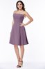 Glamorous A-line Strapless Sleeveless Half Backless Plus Size Bridesmaid Dresses