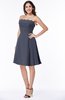 Glamorous A-line Strapless Sleeveless Half Backless Plus Size Bridesmaid Dresses