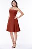 Glamorous A-line Strapless Sleeveless Half Backless Plus Size Bridesmaid Dresses