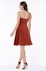 Glamorous A-line Strapless Sleeveless Half Backless Plus Size Bridesmaid Dresses