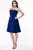 Glamorous A-line Strapless Sleeveless Half Backless Plus Size Bridesmaid Dresses
