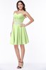 Elegant A-line Strapless Zip up Chiffon Rhinestone Plus Size Bridesmaid Dresses
