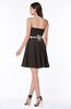 Elegant A-line Strapless Zip up Chiffon Rhinestone Plus Size Bridesmaid Dresses