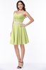 Elegant A-line Strapless Zip up Chiffon Rhinestone Plus Size Bridesmaid Dresses