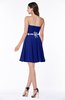 Elegant A-line Strapless Zip up Chiffon Rhinestone Plus Size Bridesmaid Dresses