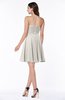 Elegant A-line Strapless Zip up Chiffon Rhinestone Plus Size Bridesmaid Dresses