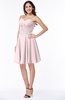 Elegant A-line Strapless Zip up Chiffon Rhinestone Plus Size Bridesmaid Dresses