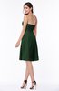 Gorgeous A-line Strapless Zipper Knee Length Plus Size Bridesmaid Dresses