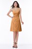 Gorgeous A-line Strapless Zipper Knee Length Plus Size Bridesmaid Dresses
