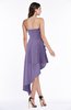 Glamorous Zip up Chiffon Asymmetric Ruching Plus Size Bridesmaid Dresses