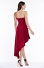 Glamorous Zip up Chiffon Asymmetric Ruching Plus Size Bridesmaid Dresses