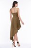 Glamorous Zip up Chiffon Asymmetric Ruching Plus Size Bridesmaid Dresses