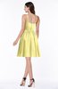 Sexy A-line Sleeveless Knee Length Flower Plus Size Bridesmaid Dresses