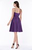 Sexy A-line Sleeveless Knee Length Flower Plus Size Bridesmaid Dresses