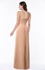 Modern Empire Strapless Zip up Chiffon Floor Length Plus Size Bridesmaid Dresses