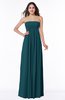 Modern Empire Strapless Zip up Chiffon Floor Length Plus Size Bridesmaid Dresses