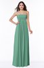 Modern Empire Strapless Zip up Chiffon Floor Length Plus Size Bridesmaid Dresses