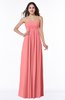 Modern Empire Strapless Zip up Chiffon Floor Length Plus Size Bridesmaid Dresses