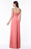 Modern Empire Strapless Zip up Chiffon Floor Length Plus Size Bridesmaid Dresses
