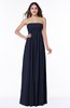 Modern Empire Strapless Zip up Chiffon Floor Length Plus Size Bridesmaid Dresses
